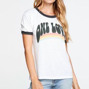Chaser One Love tee NWT xs